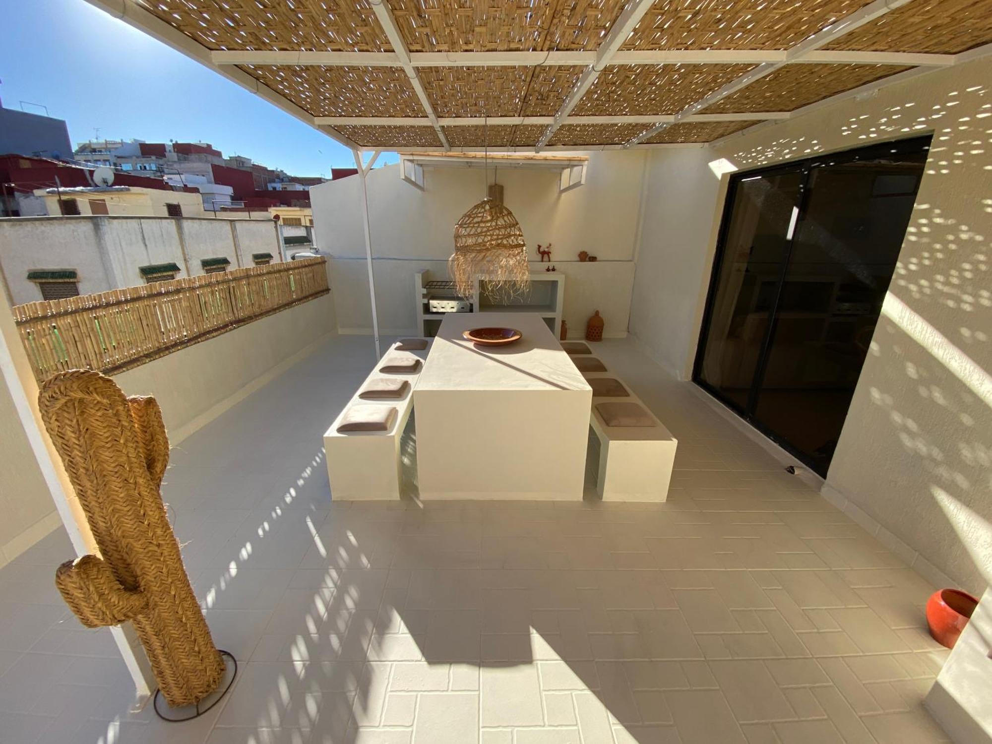 Magnificent Apartment With Private Rooftop Terrace Tânger Exterior foto