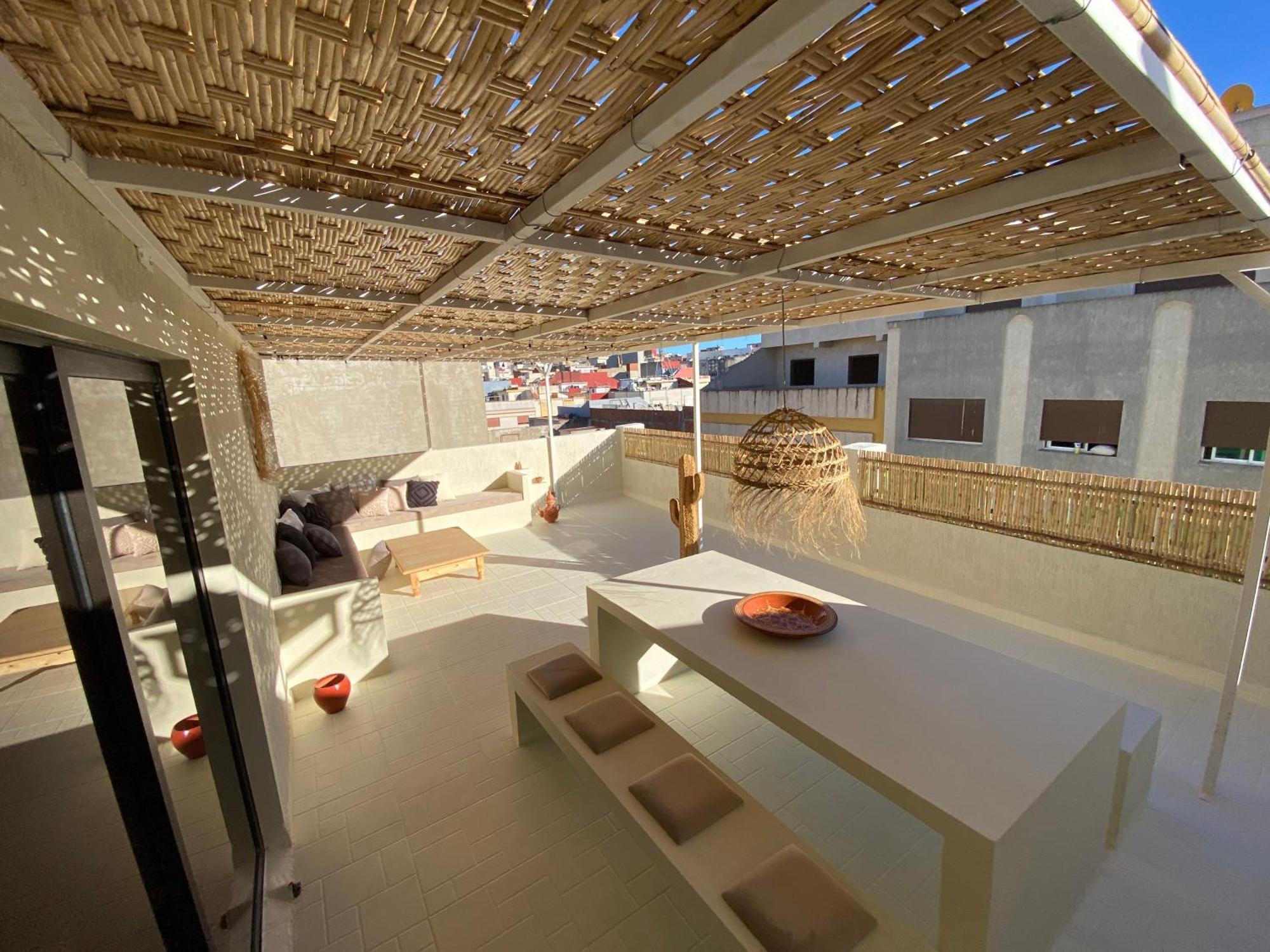 Magnificent Apartment With Private Rooftop Terrace Tânger Exterior foto